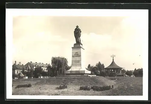 AK Jung Bunzlau / Mlada Boleslav, Denkmal, Jan Amos Komenský