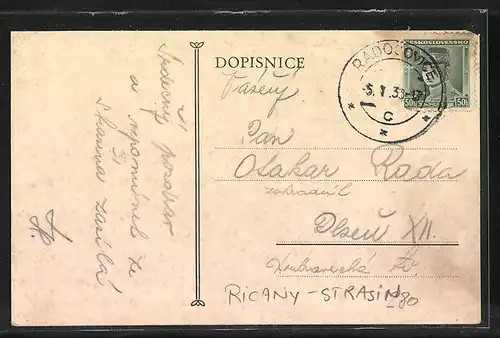 AK Ricany-Strasin, Villa Anicka, Hajovna