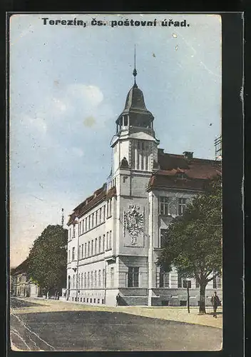 AK Theresienstadt / Terezin, Cs. postovni úrad