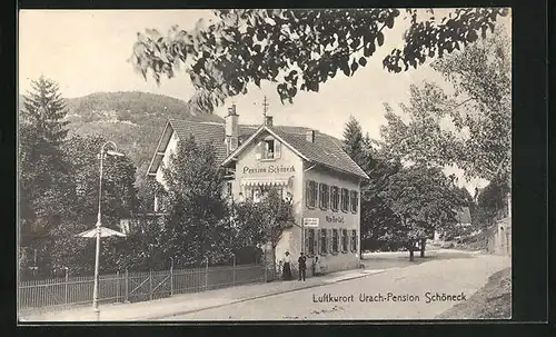 AK Urach, Hotel-Pension Schöneck