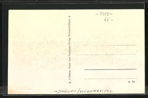 AK Schönau /Münstereifel, Konsumgen. Selbsthilfe, Schule, Totalansicht