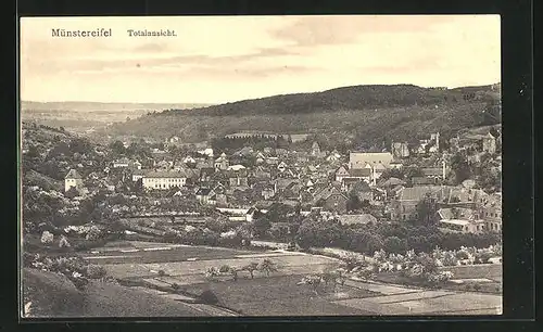 AK Münstereifel, Totalansicht des Ortes