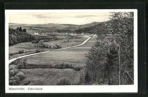 AK Münstereifel, Eicherscheid, Strasse aus dem Ort und Umgebung