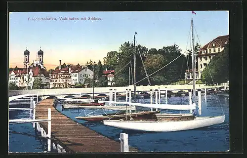AK Friedrichshafen, Yachthafen mit Schloss