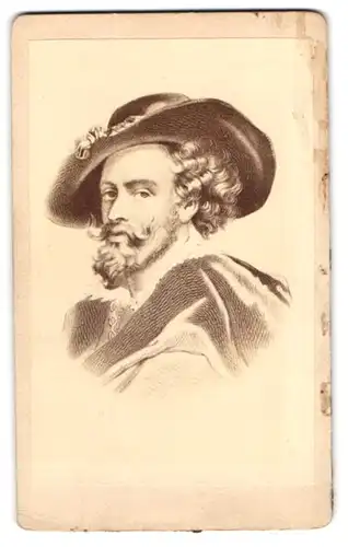 Fotografie unbekannter Fotograf und Ort, Selbstportrait des Malers Peter Paul Rubens