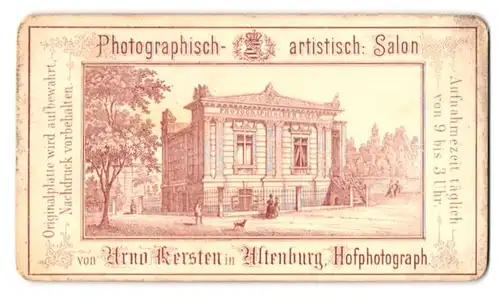 Fotografie Arno Kersten, Altenburg, Ansicht Altenburg, Blick auf das Gebäude des Fotografischen Ateliers