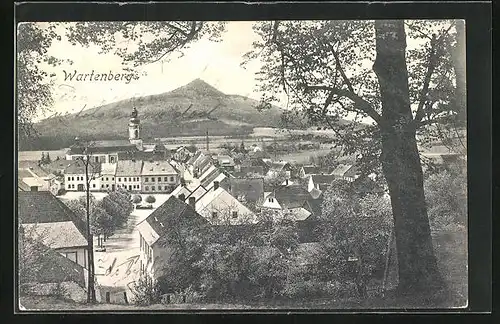 AK Wartenberg, Zentraler Platz von einer Anhöhe her