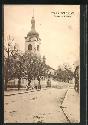 AK Alt Bunzlau / Stara Boleslav / Brandeis (NL), Chrám sv. Václava