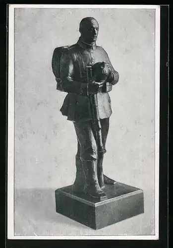 AK Statue eines Soldaten