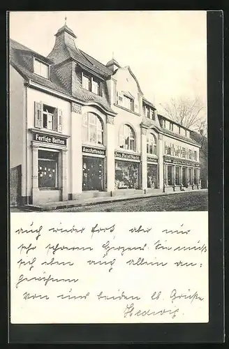 AK Oberkirch /Baden, Tuch- und Konfektionshandlung Jos. Faist Nacht