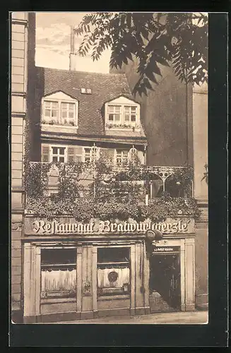 AK Würzburg, Restaurant Bratwurstherzle