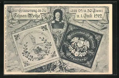 AK Offenburg, Erinnerung an die Fahnen-Weihe 1912