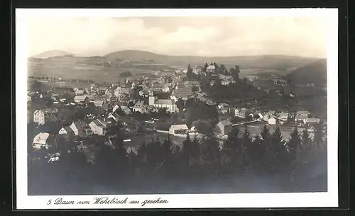 AK Daun /Eifel, Ortsansicht vom Wehrbüsch aus