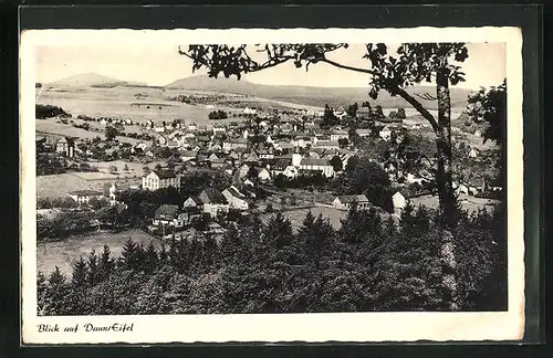 AK Daun /Eifel, Ansicht des Kurortes vom Wald aus