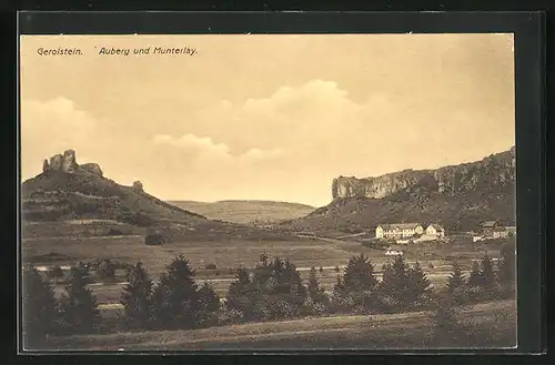 AK Gerolstein /Eifel, Auberg und Munterlay