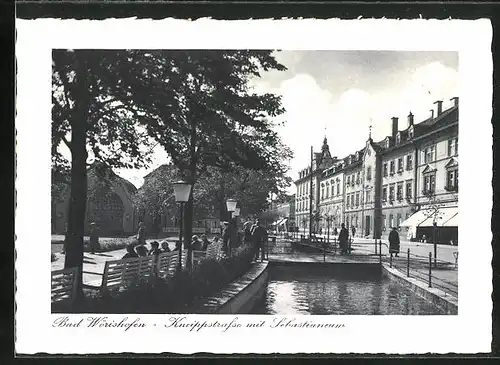 AK Bad Wörishofen, Keippstrasse mit Sebastianeum