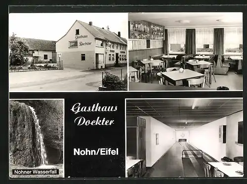 AK Nohn /Eifel, Gasthaus Dockter, Restaurant und Bowlingbahn