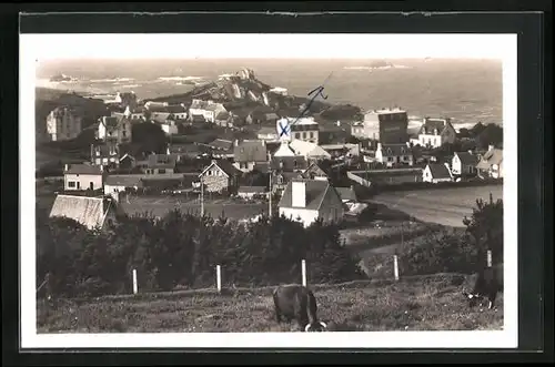 AK Trégastel /Primel, Panorama am Wasser