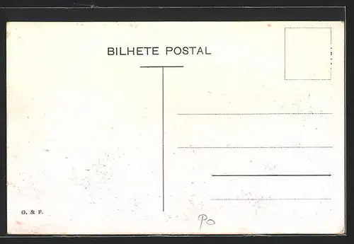 AK Lisboa, Praca do Comercio, Denkmal