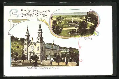 AK Ste. Anne de Beaupre, The Basilica, The Park