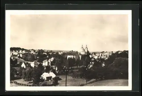 AK Kynsperk, Blick über Dächer der Stadt