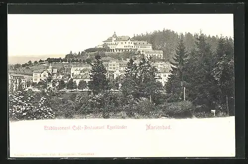 AK Marienbad, Cafe-Restaurant Egerländer