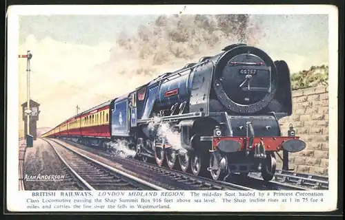 AK British Railways - London Midland Region, englische Eisenbahn