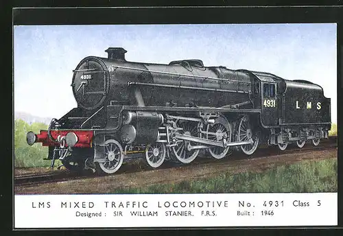 AK LMS mixed Traffic Locomotive No. 4931, englische Eisenbahn