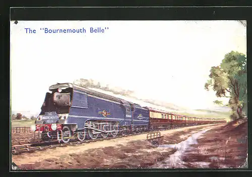 AK The Bournemouth Belle, englische Eisenbahn