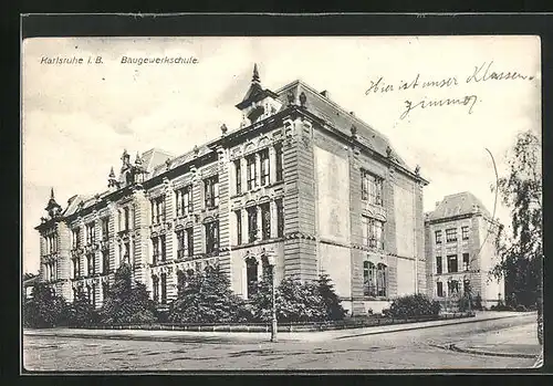 AK Karlsruhe, Baugewerkschule