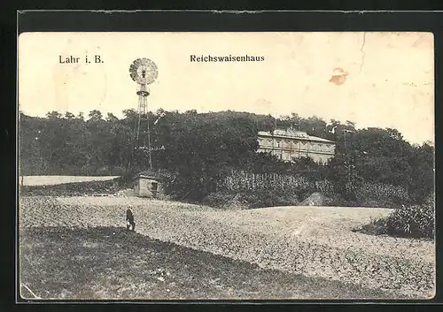 AK Lahr i.B., Blick zum Reichswaisenhaus