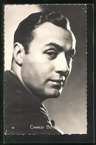 AK Schauspieler Charles Boyer als junger Mann