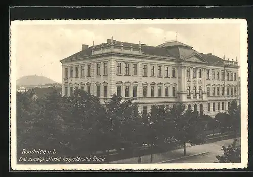 AK Roudnice n. L., Kral. zemska stredni hospodarska skola