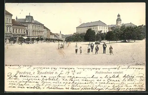 AK Roudnice n. L., Podebradovo namesti