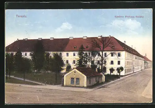 AK Theresienstadt / Terezin, Kasárny Prokopa Holého