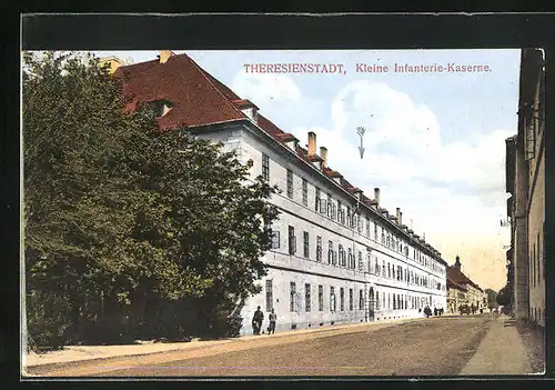 AK Theresienstadt / Terezin, Kleine Infanterie-Kaserne