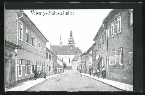 AK Velvary, Slánská ulice