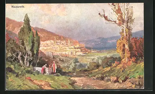 Künstler-AK Nazareth, Panorama