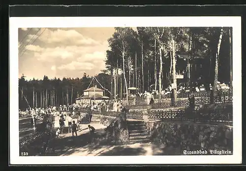 AK Bürgstein, am Strandbad