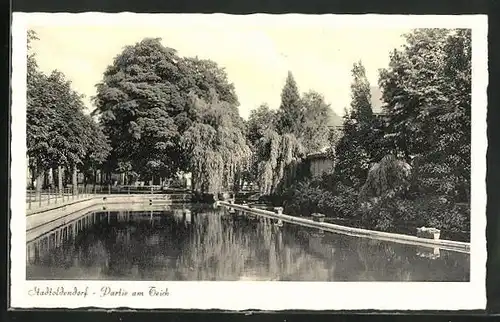 AK Stadtoldendorf, Partie am Teich