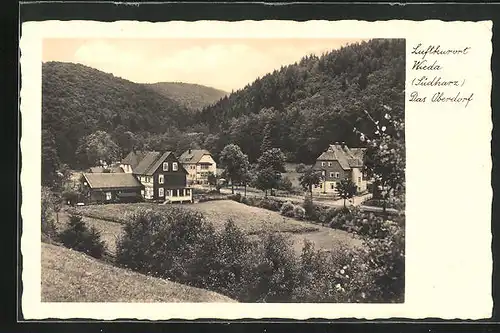 AK Wieda im Südharz, Blick auf das Oberdorf