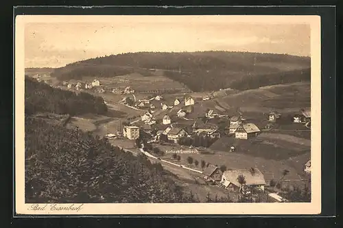 AK Bad Eisenbach, Totalansicht aus der Vogelschau