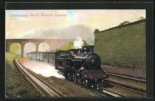AK London and North-Western Express, englische Eisenbahn