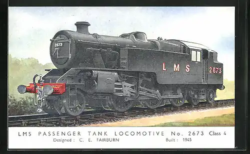 AK LMS Passenger Tank Locomotive No. 2673, englische Eisenbahn