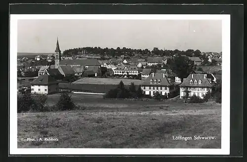 AK Löffingen im Schwarzwald, Totalansicht des Ortes