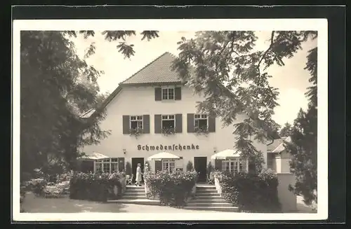 AK Insel Mainau (Bodensee), Gasthaus Schwedenschenke