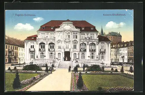 AK Teplitz Schönau / Teplice, Kaiserin Elisabethbad