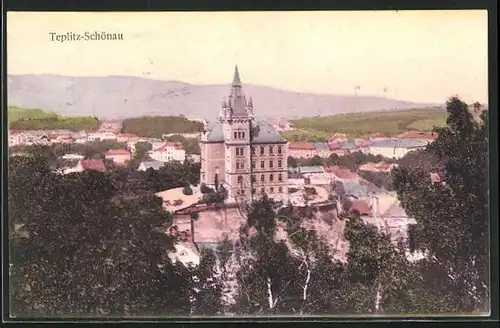 AK Teplitz Schönau / Teplice, Panorama