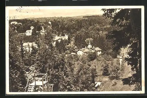 AK Senohraby od Lyzarskeho mustku, Panorama