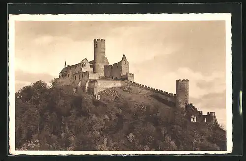 AK Hrad Bezdez, Ansicht der Burgruine Bösig